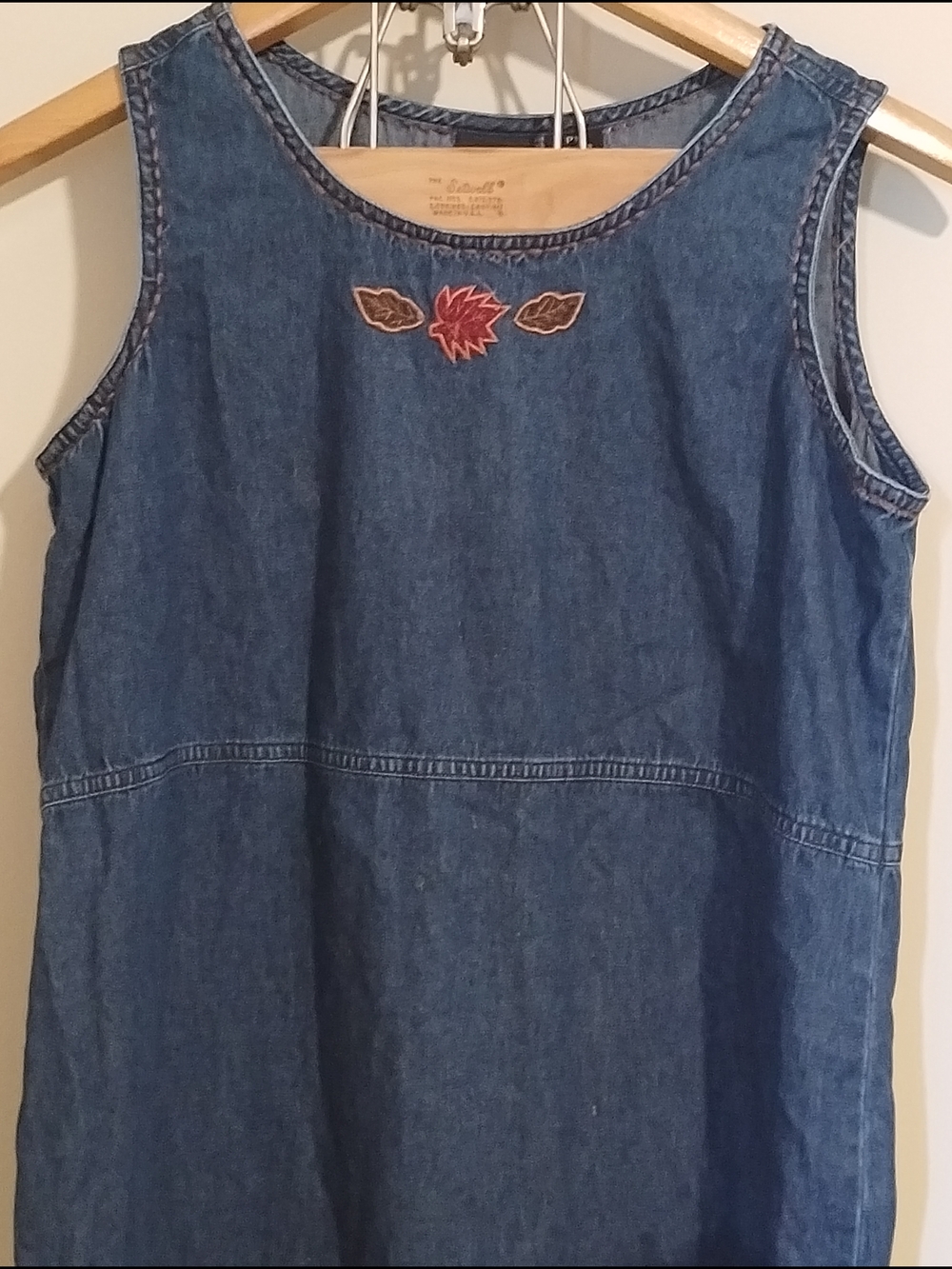 Denim Sleeveless Womans Dress